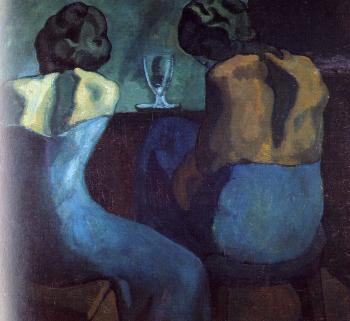 Pablo Picasso : prostitutes at a bar